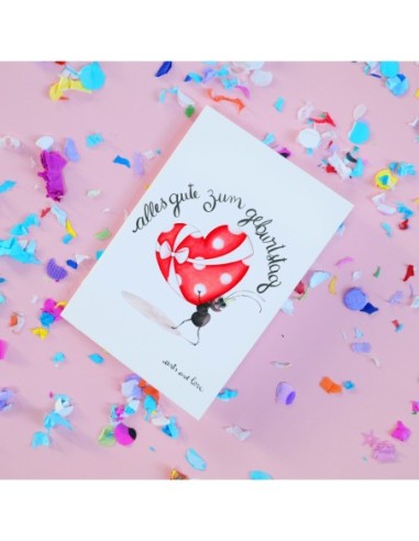 tarjeta alles gute zum