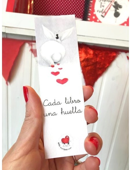 punto de libro huella